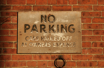 No parking cars will be hauled off 
