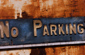 No parking on unknown surface